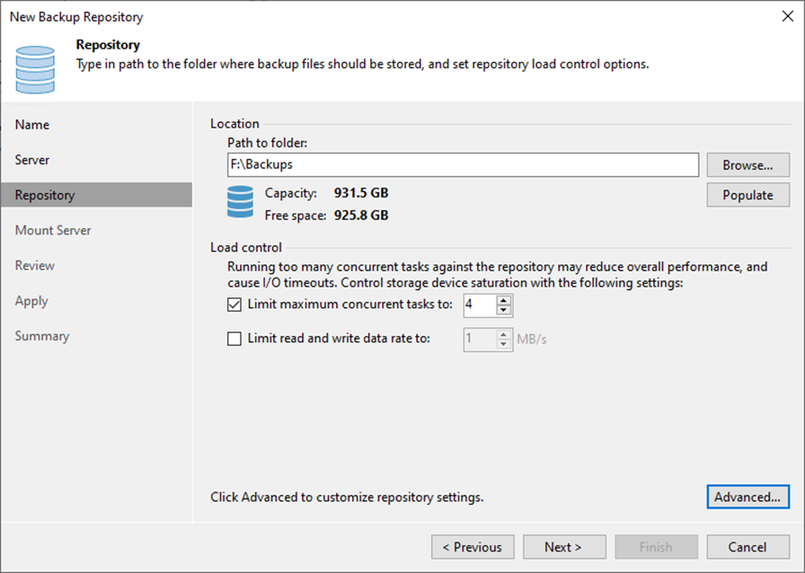 082523 1900 Howtoaddthe11 - How to add the Microsoft Windows Server’s Rotated Drive as a Backup Repository at Veeam Backup and Replication v12