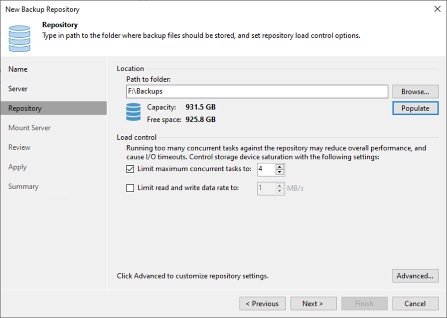 082523 1900 Howtoaddthe9 - How to add the Microsoft Windows Server’s Rotated Drive as a Backup Repository at Veeam Backup and Replication v12