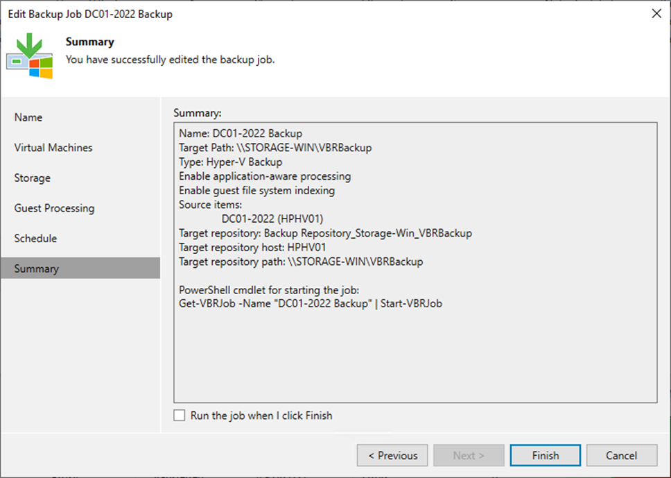 090323 1702 Howtocreate47 - How to create a Backup job to backup the specified VMs at Veeam Backup and Replication v12