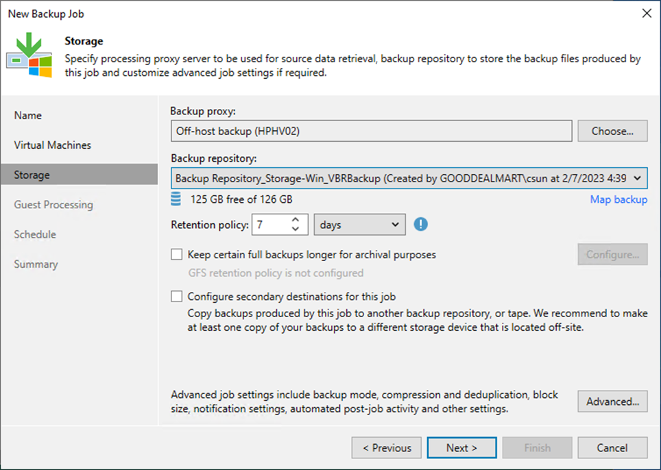 090323 1803 Howtocreate10 - How to create an Immutable Backup job to backup the specified VMs at Veeam Backup and Replication v12