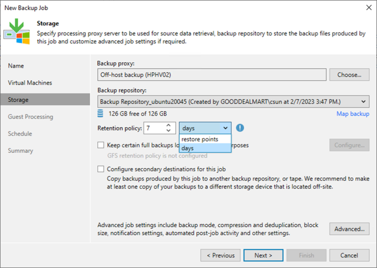 090323 1803 Howtocreate11 768x547 - How to create an Immutable Backup job to backup the specified VMs at Veeam Backup and Replication v12