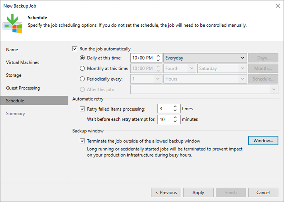 090323 1803 Howtocreate44 - How to create an Immutable Backup job to backup the specified VMs at Veeam Backup and Replication v12