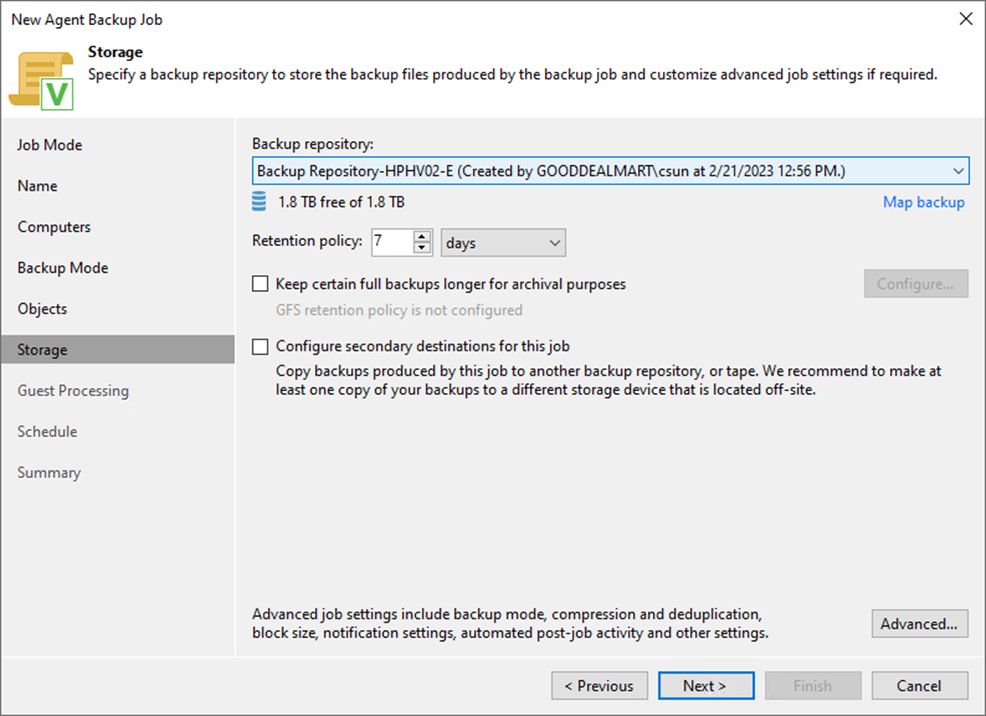 090523 1817 Howtocreate11 - How to create a Backup job to backup the specified Physical Machines (Managed by Backup Server Mode) at Veeam Backup and Replication v12