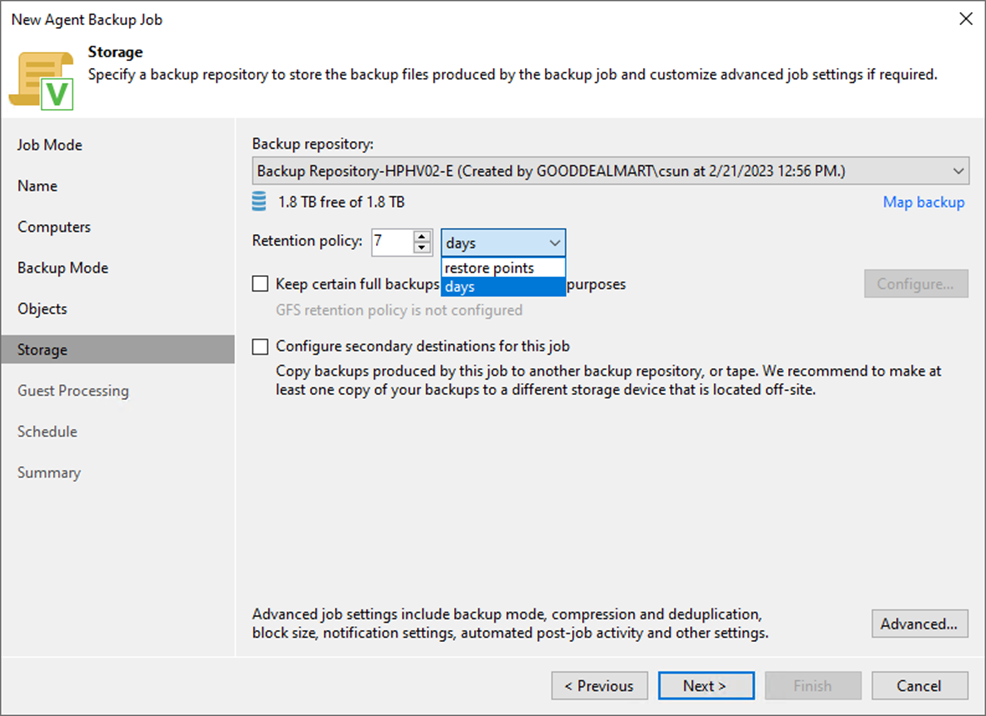 090523 1817 Howtocreate12 - How to create a Backup job to backup the specified Physical Machines (Managed by Backup Server Mode) at Veeam Backup and Replication v12