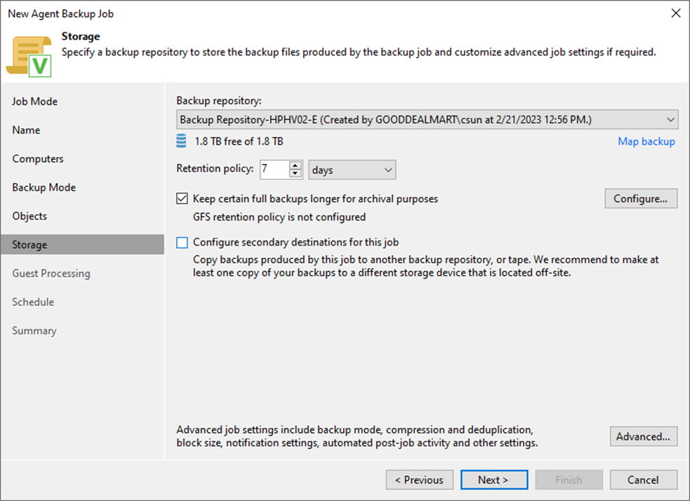 090523 1817 Howtocreate13 - How to create a Backup job to backup the specified Physical Machines (Managed by Backup Server Mode) at Veeam Backup and Replication v12