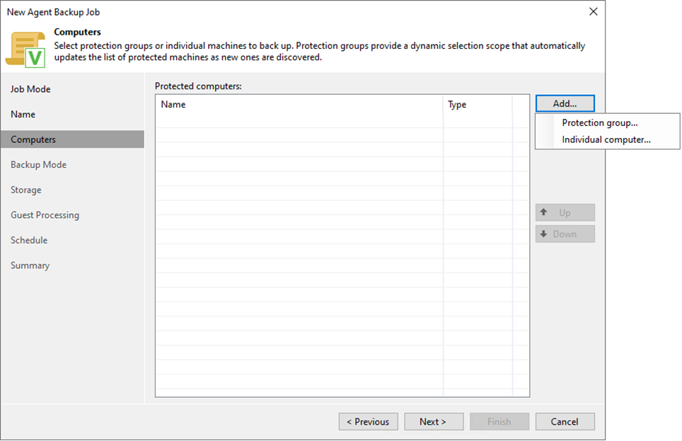 090523 1817 Howtocreate6 - How to create a Backup job to backup the specified Physical Machines (Managed by Backup Server Mode) at Veeam Backup and Replication v12