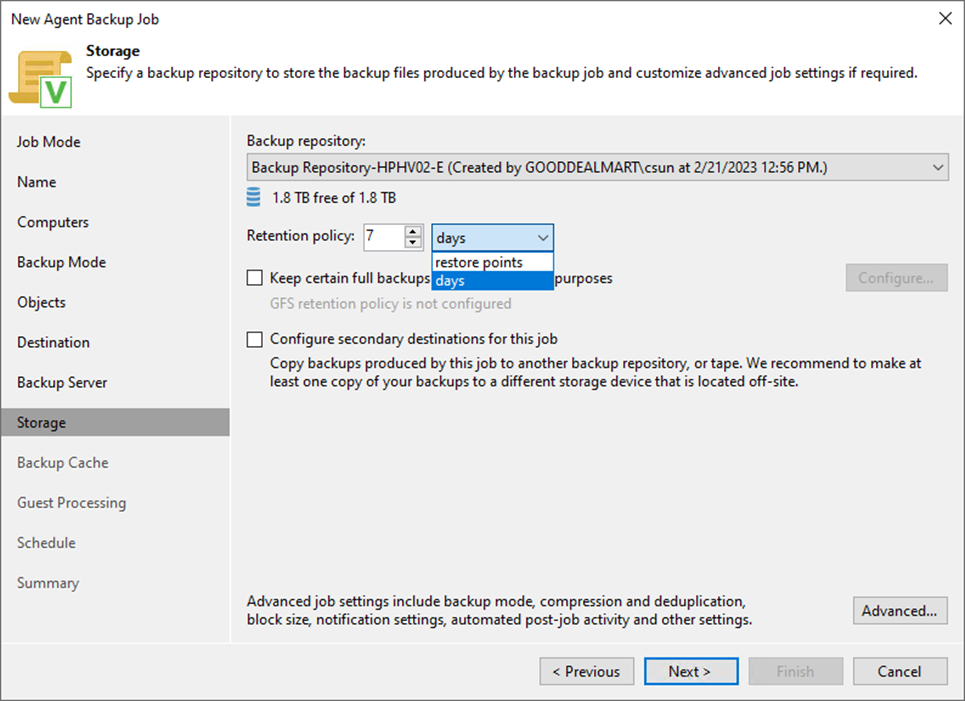 090523 1917 Howtocreate14 - How to create a Backup job to backup the specified Physical Machines (Managed by Agent Mode) at Veeam Backup and Replication v12