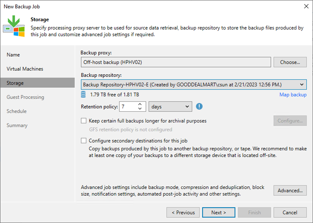 091623 1807 Howtocreate10 - How to create a Backup job to backup all VMS of the Hyper-V Host at Veeam Backup and Replication v12