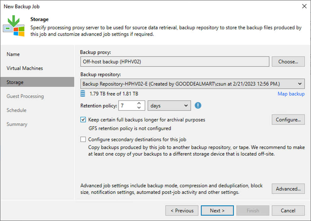 091623 1807 Howtocreate12 - How to create a Backup job to backup all VMS of the Hyper-V Host at Veeam Backup and Replication v12