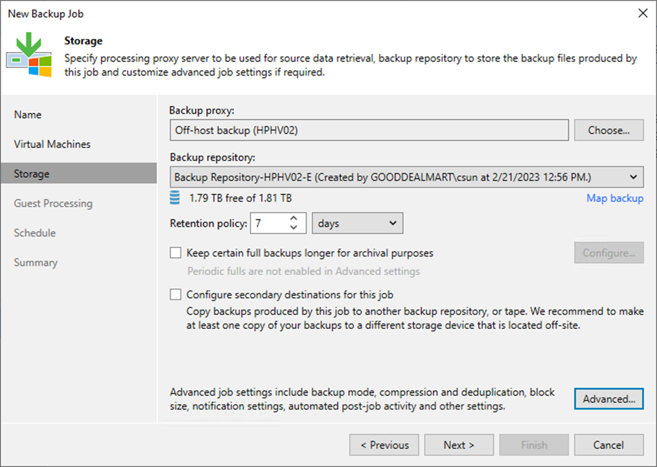 091623 1807 Howtocreate25 - How to create a Backup job to backup all VMS of the Hyper-V Host at Veeam Backup and Replication v12