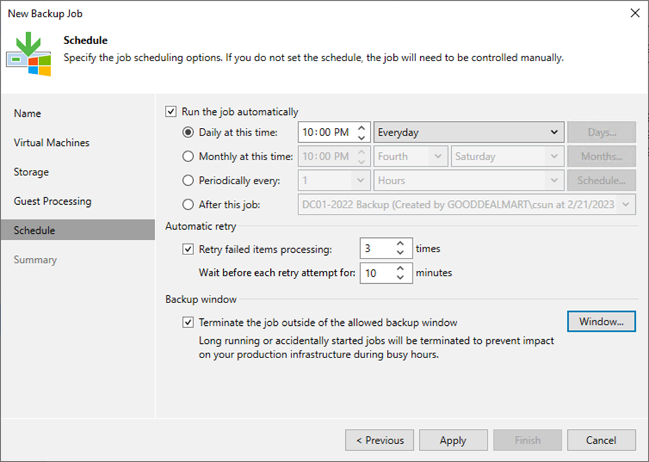 091623 1807 Howtocreate27 - How to create a Backup job to backup all VMS of the Hyper-V Host at Veeam Backup and Replication v12