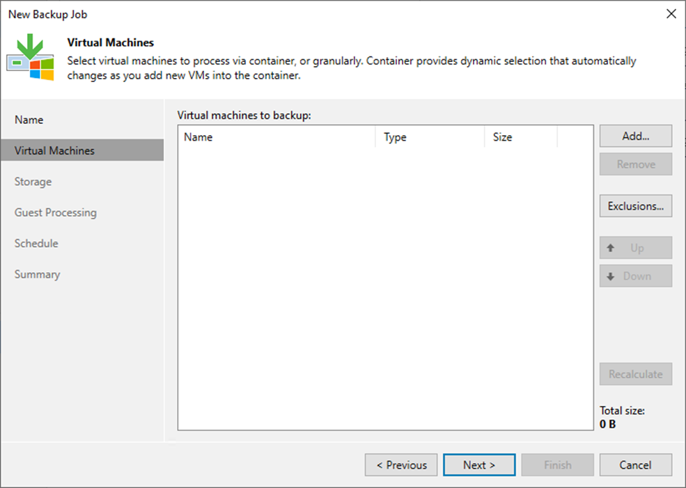 091623 1807 Howtocreate5 - How to create a Backup job to backup all VMS of the Hyper-V Host at Veeam Backup and Replication v12