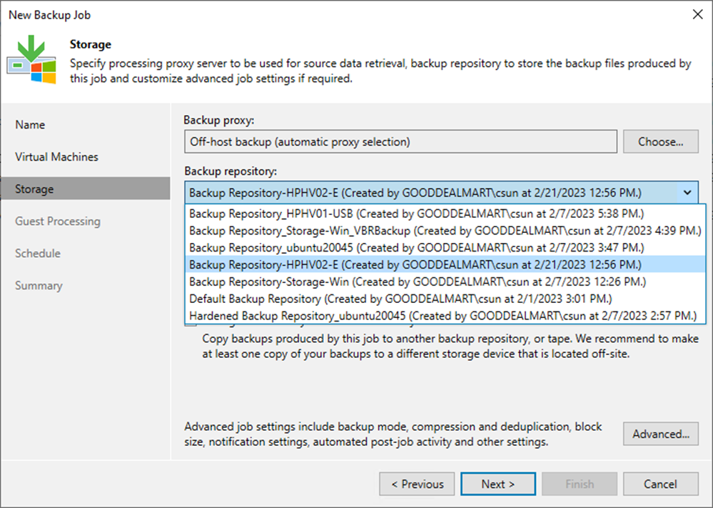 092423 0053 Howtocreate14 - How to create a Backup job to backup the VMS portion of the Hyper-V Host at Veeam Backup and Replication v12