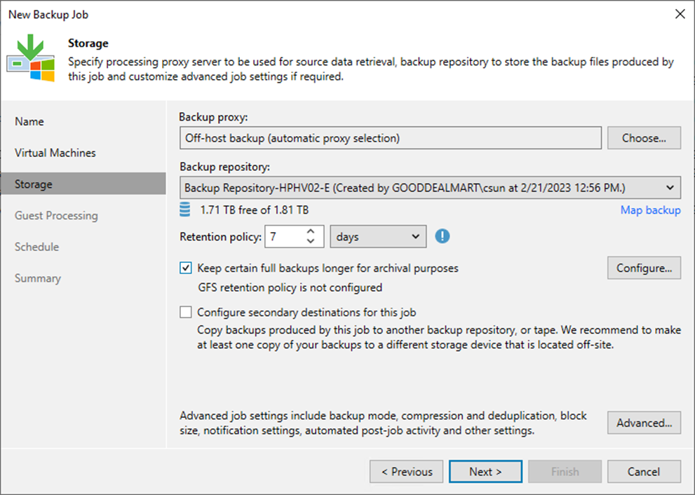 092423 0053 Howtocreate16 - How to create a Backup job to backup the VMS portion of the Hyper-V Host at Veeam Backup and Replication v12