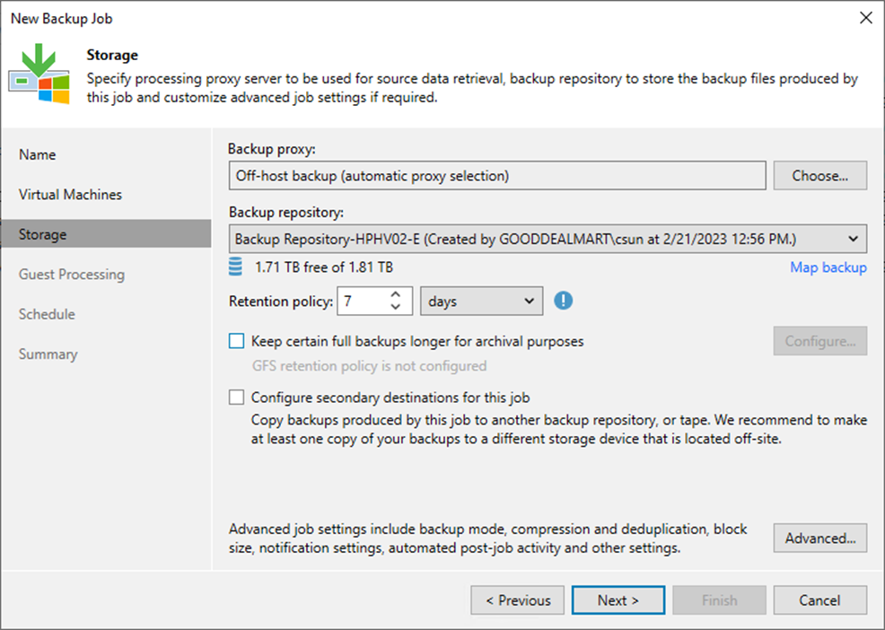 092423 0053 Howtocreate18 - How to create a Backup job to backup the VMS portion of the Hyper-V Host at Veeam Backup and Replication v12