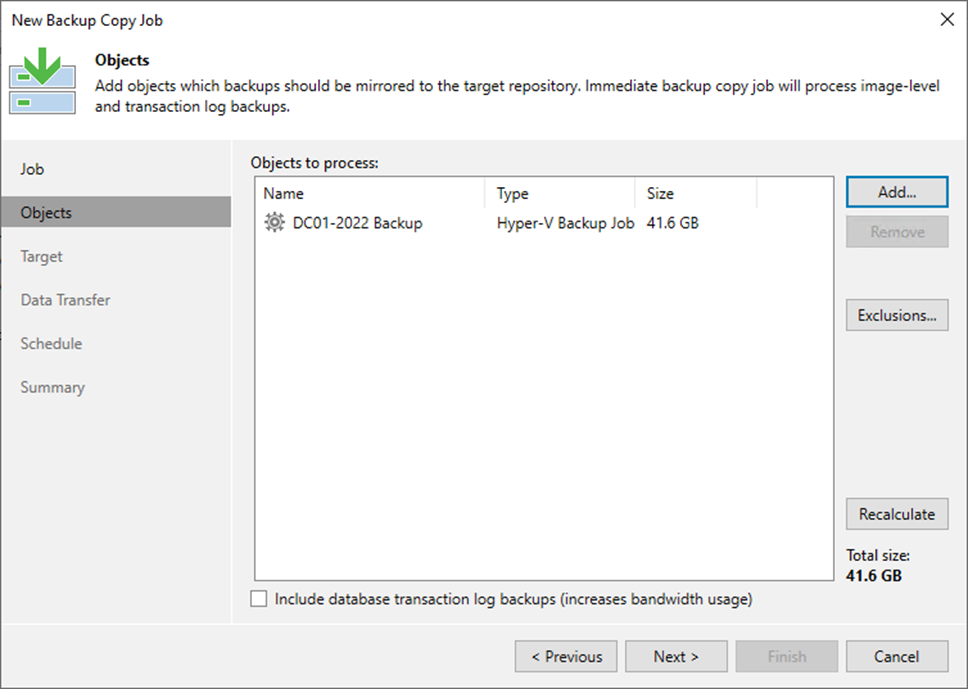 092423 0437 Howtocreate7 - How to create a Backup Copy Job with Immediate copy from the backup job workload at Veeam Backup and Replication v12