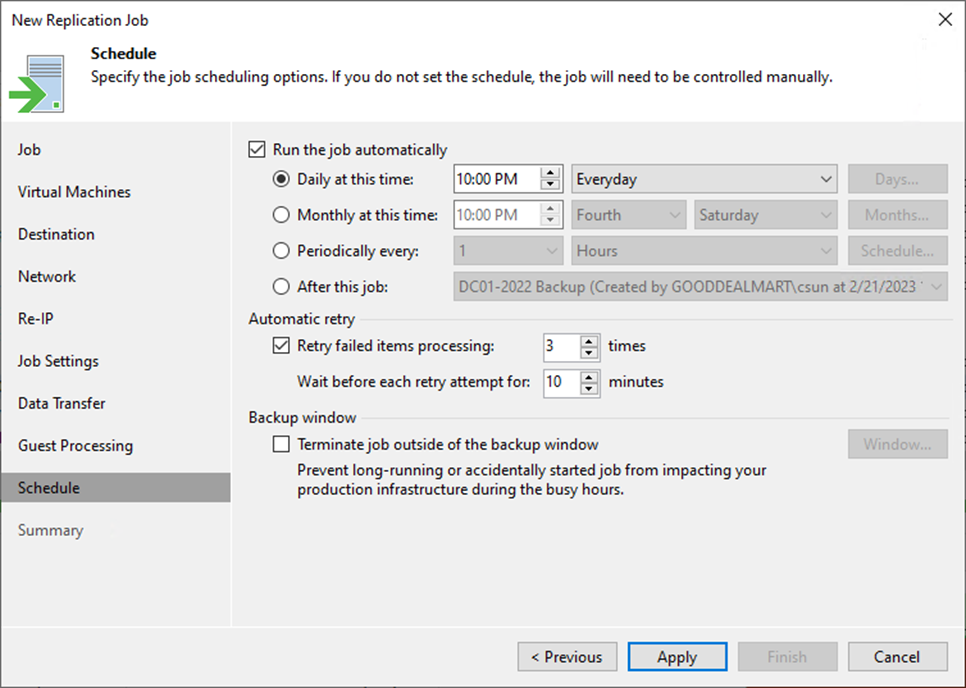 092423 2153 Howtocreate39 - How to create a Replication job to replicate the specified VMs to the Disaster Recovery Site at Veeam Backup and Replication v12