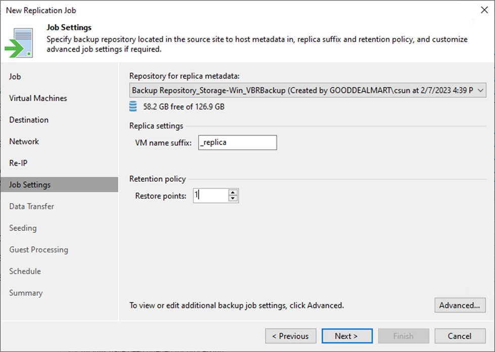 092423 2341 Howtocreate26 - How to create a Replication job with seeding to the Disaster Recovery Site at Veeam Backup and Replication v12