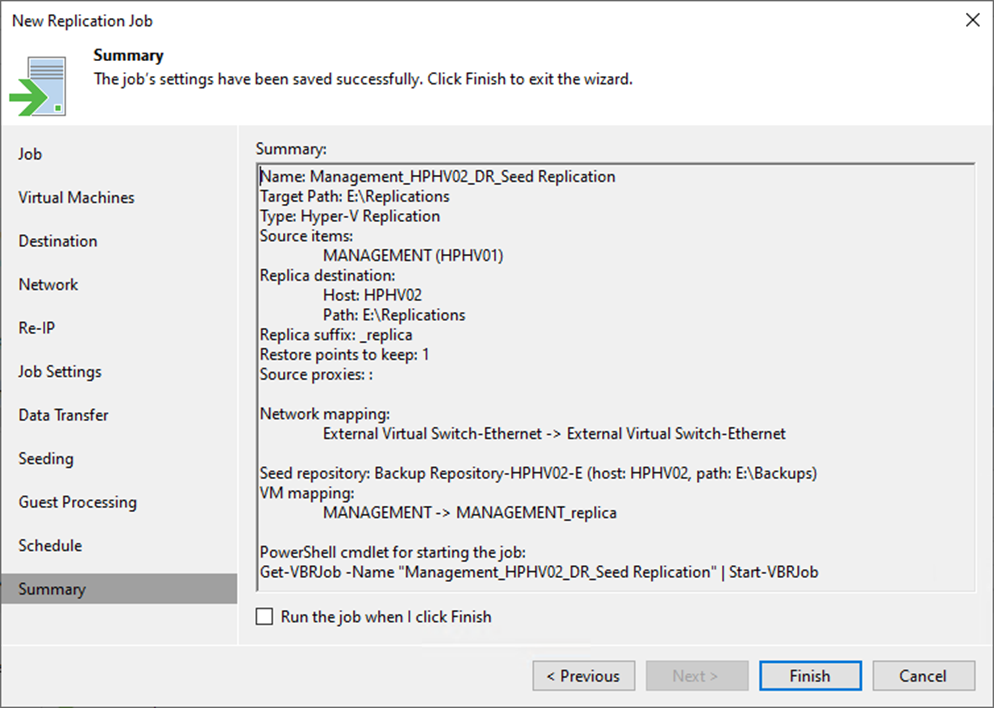 092423 2341 Howtocreate43 - How to create a Replication job with seeding to the Disaster Recovery Site at Veeam Backup and Replication v12