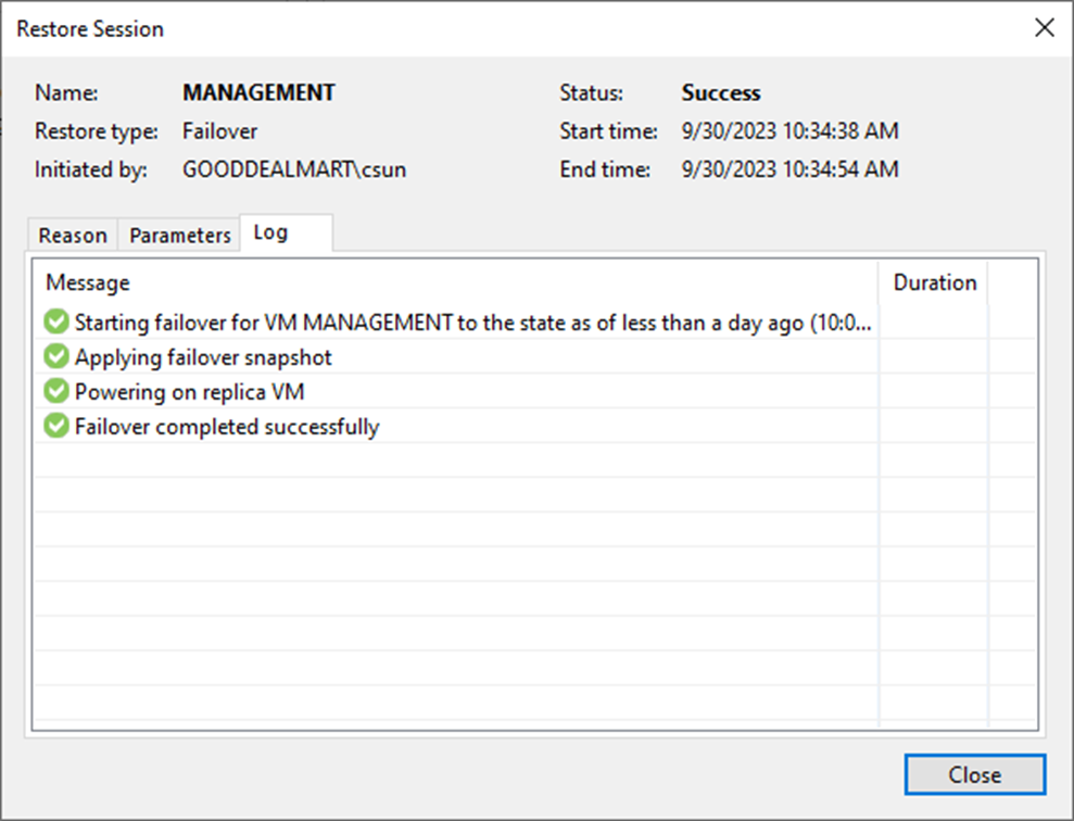 093023 1747 HowtoFailov9 - How to Failover virtual machine to Disaster Recovery Site at Veeam Backup and Replication v12