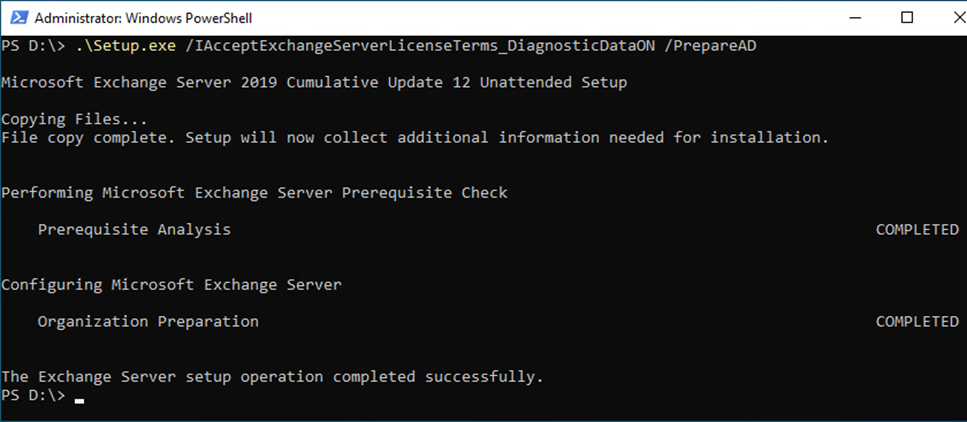 100523 1802 Howtoprepar5 - How to prepare Active Directory for deployment Exchange Server 2019