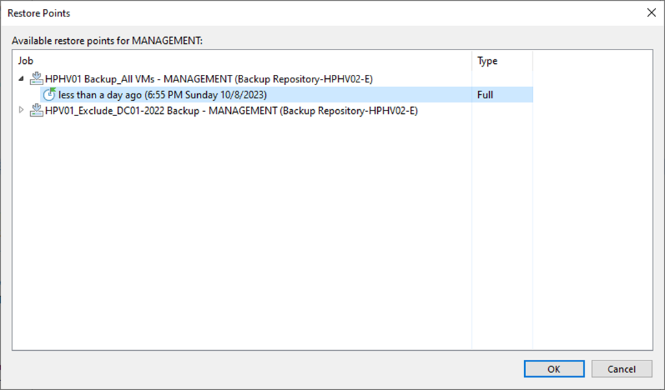 100923 0315 Howtorestor5 - How to restore the Entire VM to the Original Location with Secure Restore at Veeam Backup and Replication v12