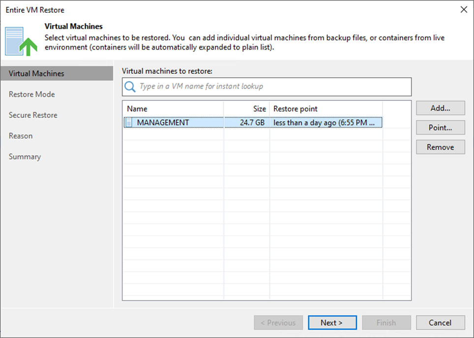 100923 0315 Howtorestor6 - How to restore the Entire VM to the Original Location with Secure Restore at Veeam Backup and Replication v12