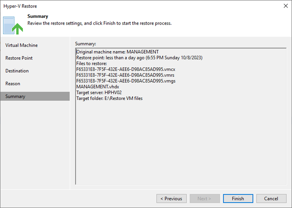 100923 0635 RestoreVMFi11 - Restore VM Files at Veeam Backup and Replication v12