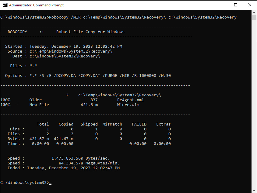 122023 1828 FixWindowsS10 - Fix Windows Server 2022 (2019) Recovery partition to prevent C drive extend volume issues