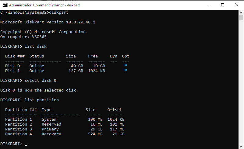 122023 1828 FixWindowsS5 - Fix Windows Server 2022 (2019) Recovery partition to prevent C drive extend volume issues