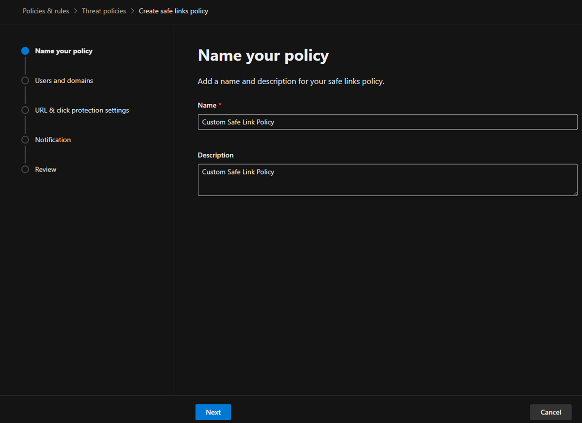 032824 1711 HowtoConfig5 - How to Configure Custom Safe Links Policies in Microsoft Defender for Office 365