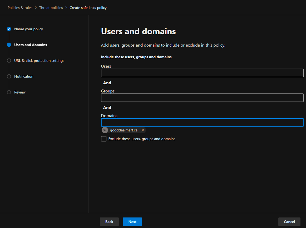 032824 1711 HowtoConfig6 - How to Configure Custom Safe Links Policies in Microsoft Defender for Office 365